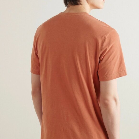James Perse Orange Short Sleeve Tee Men’s L Soft Cotton - Picture 4 of 5